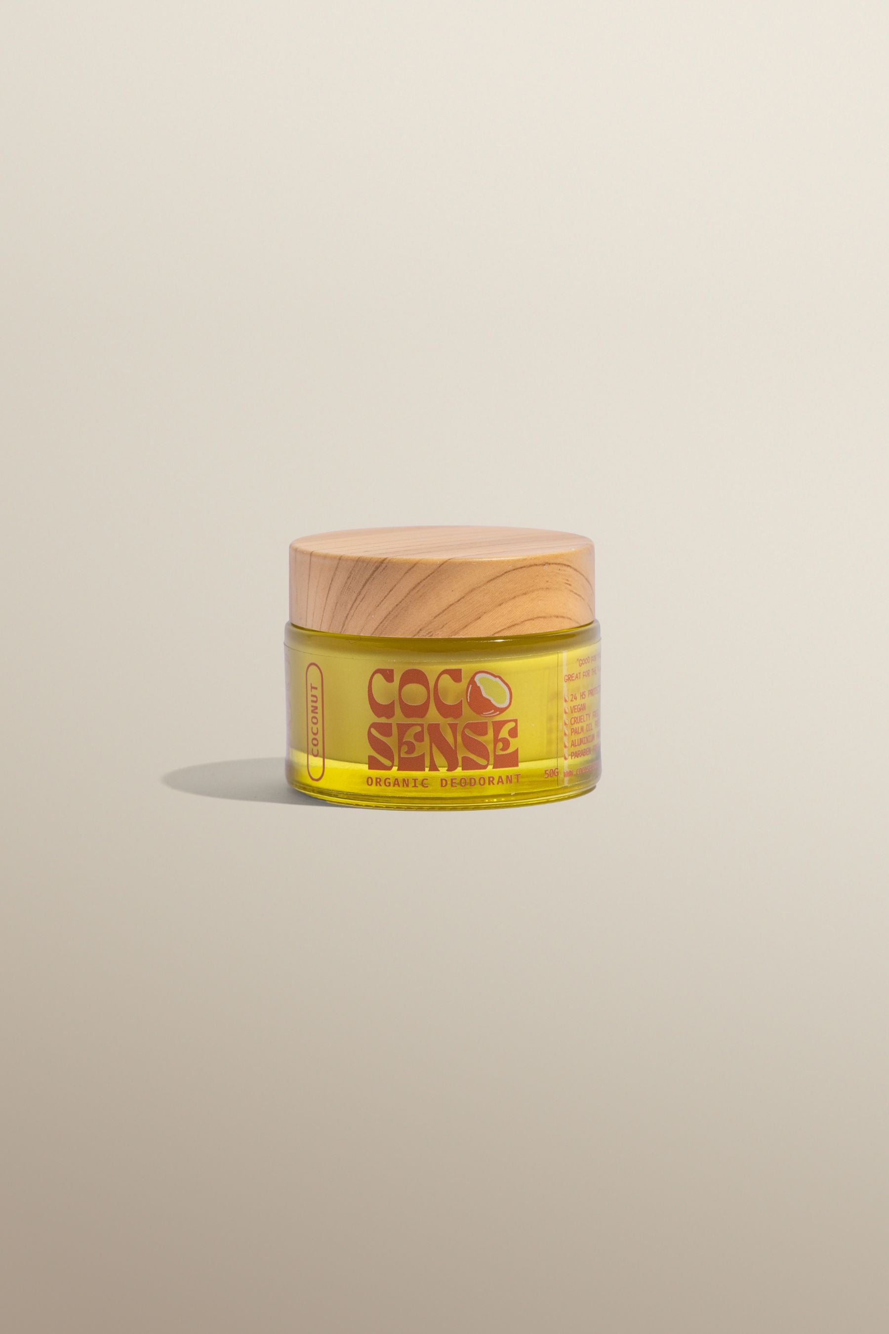 Coco Sense Organic Cream Deodorant-Coconut