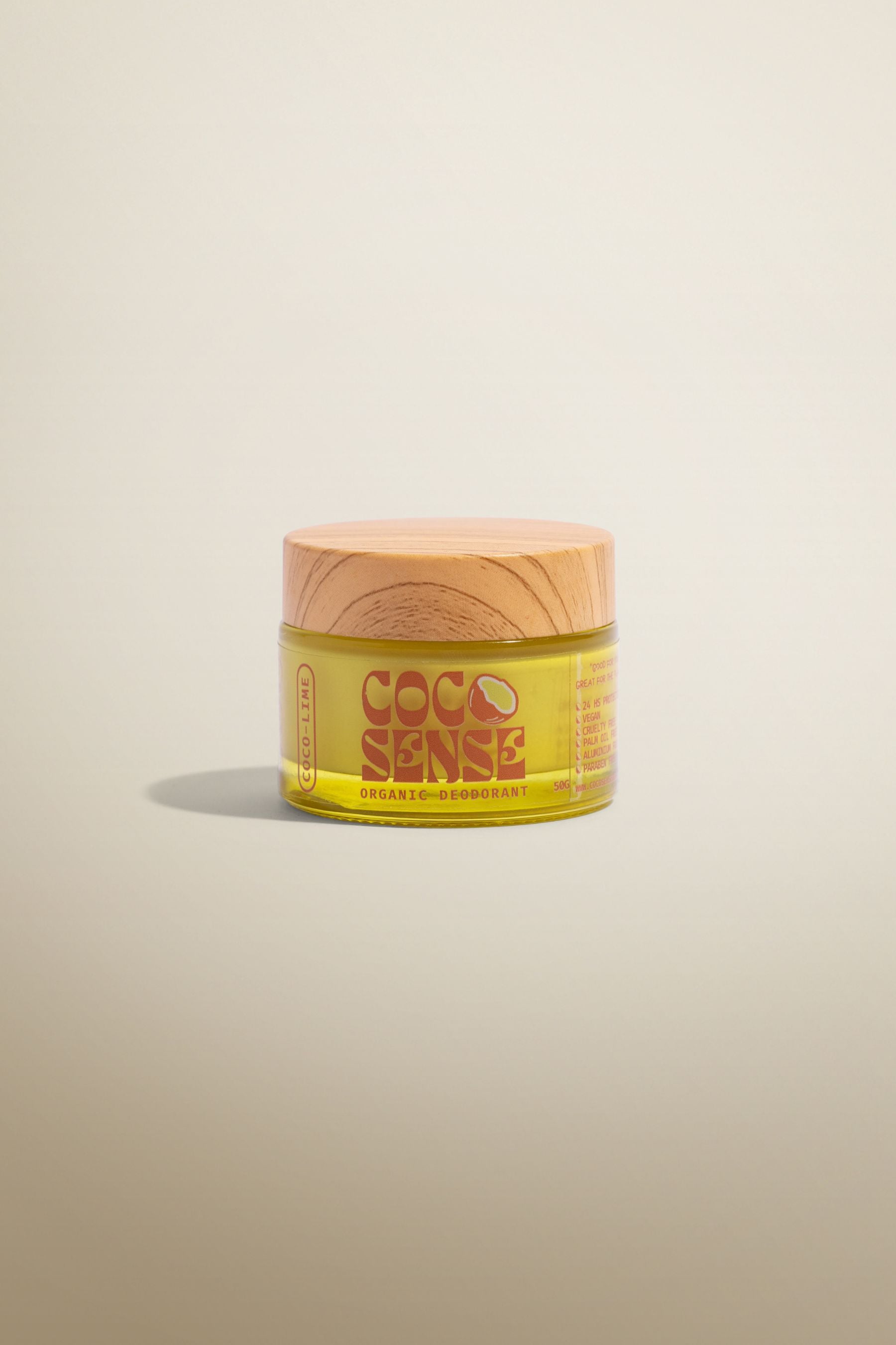 Coco Sense Organic Cream Deodorant-Coco Lime