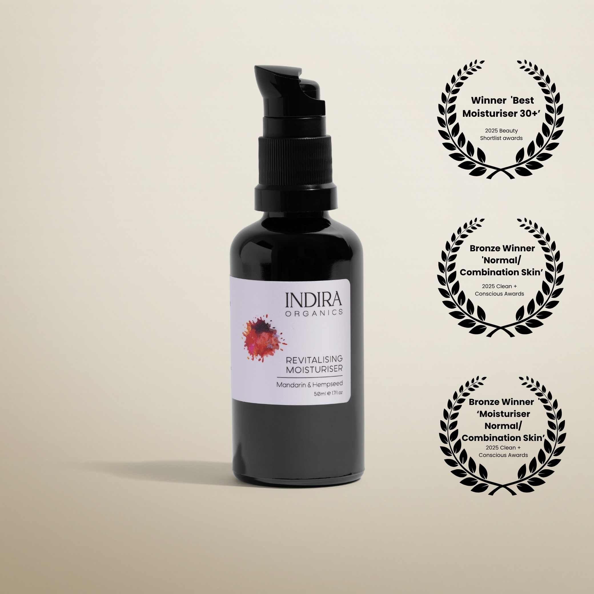 Indira Organics Revitalising Moisturiser