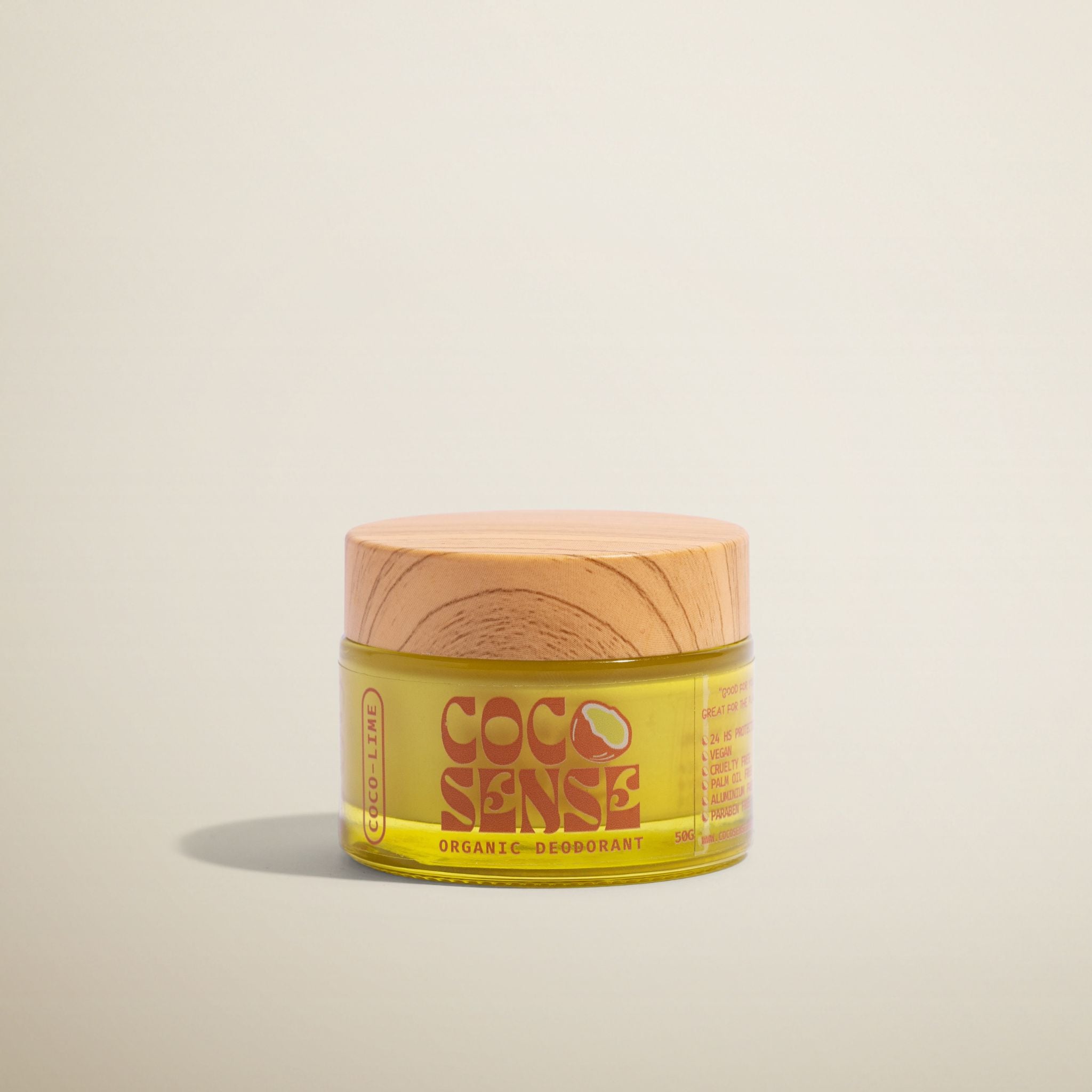 Coco Sense Organic Cream Deodorant-Coco Lime